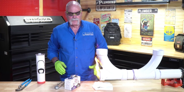  I may have used too much as I'm under the house. The PV C pit